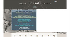 Desktop Screenshot of pegau.com